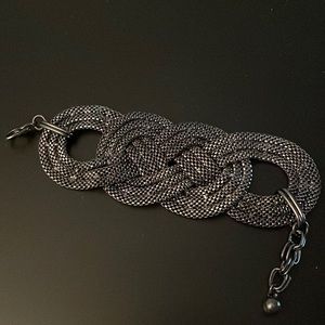 Dark Gray/Silver Bracelet